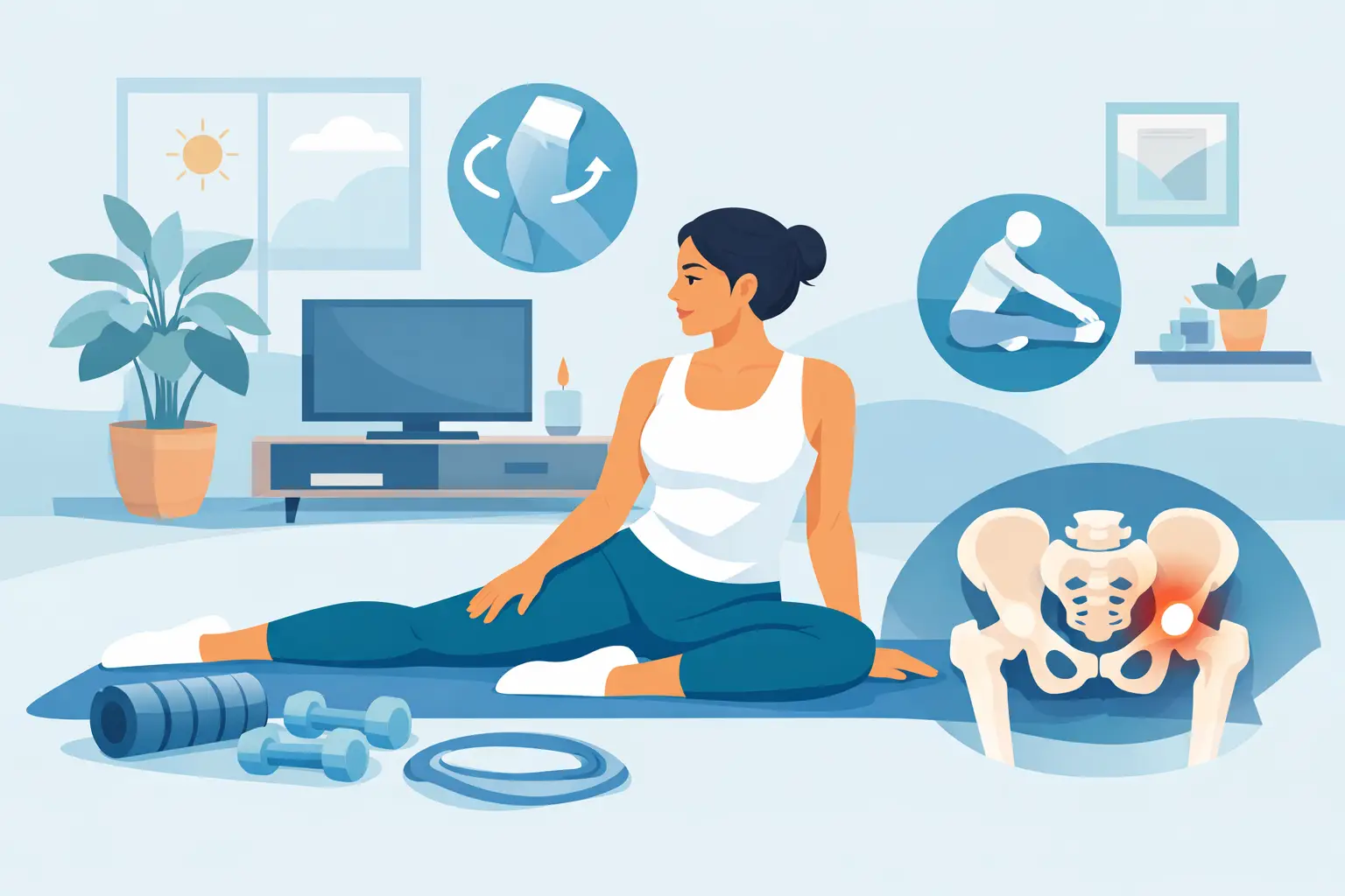How to Improve Hip Mobility Naturally at Home