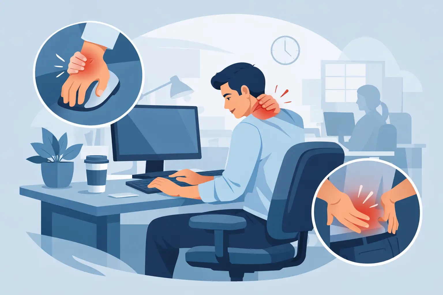 How to Manage Repetitive Strain Pain at Work