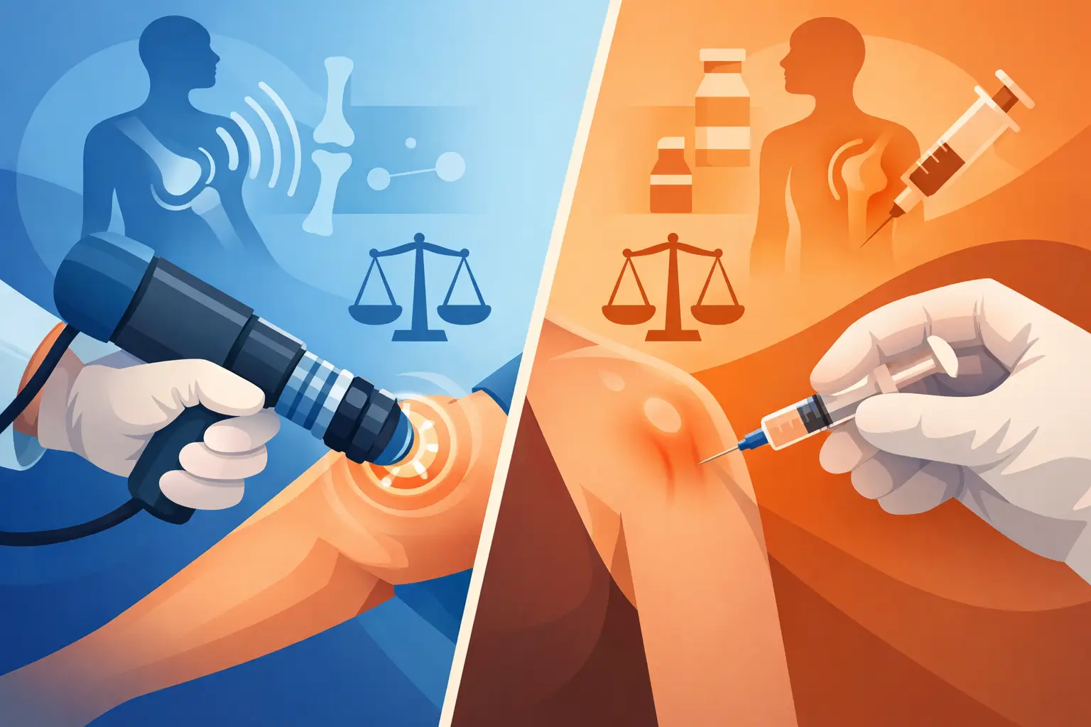 Shockwave Therapy Versus Cortisone: Which Fits?